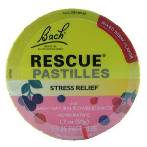Bach Flower Remedies Rescue Pastilles Mixed Berry 1.7 oz