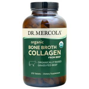Dr. Mercola Organic Bone Broth Collagen from Beef  270 tabs