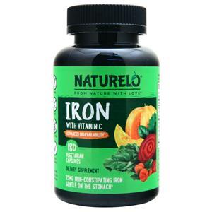 Naturelo Iron with Vitamin C  180 vcaps