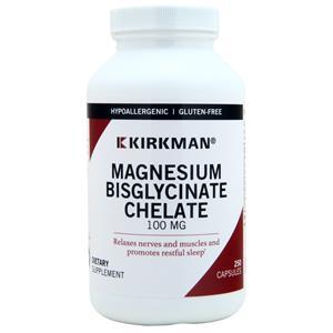 Kirkman Magnesium Bisglycinate Chelate (100mg)  250 caps