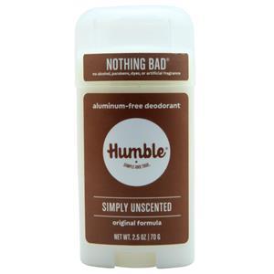 Humble Brands Deodorant Simply Unscented 2.5 oz