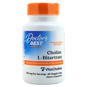 Doctor's Best Choline L-Bitartrate  60 vcaps