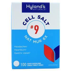 Hylands Homeopathic Cell Salt #9 Nat Mur 6X  100 tabs