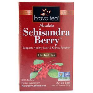 Bravo Tea Absolute Schisandra Berry Herbal Tea  20 pckts
