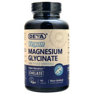 Deva Nutrition Vegan Magnesium Glycinate with Trace Minerals  90 tabs