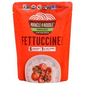 Miracle Noodle Organic Plant Based Noodles Fettuccine Style 7 oz