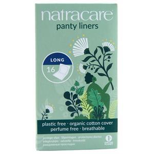 Natracare Panty Liners Long 16 count