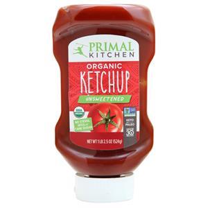 Primal Kitchen Organic Ketchup - Unsweetened Squeezable Bottle 18.5 oz