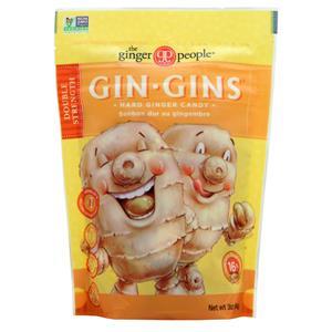 The Ginger People Gin Gins Hard Ginger Candy Double Strength 3 oz