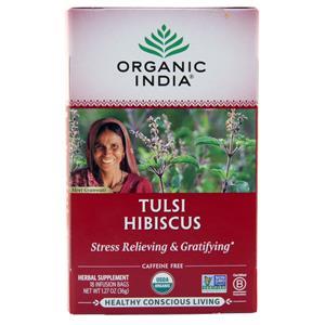 Organic India Tulsi Tea Hibiscus 18 pckts