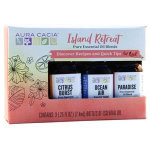 Aura Cacia Island Retreat Pure Essential Oil Blends Kit  1 kit
