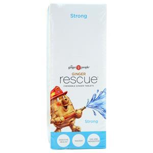 The Ginger People Ginger Rescue Chewable Ginger Tablets - Strong  10 pack