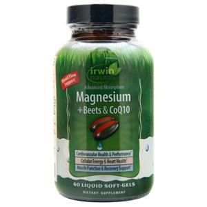 Irwin Naturals Magnesium + Beets & CoQ10  60 sgels