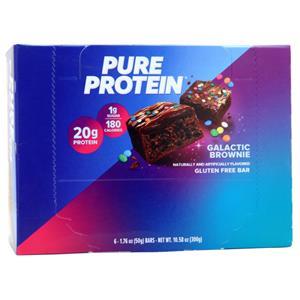 Worldwide Sports Pure Protein Bar Galactic Brownie 6 bars