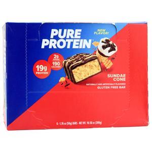 Worldwide Sports Pure Protein Bar Sundae Cone 6 bars