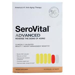 Novex Biotech SeroVital Advanced 120 capsules + 60 tablets 180 count