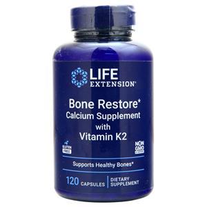 Life Extension Bone Restore with Vitamin K2  120 caps