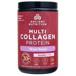 Ancient Nutrition Multi Collagen Protein Brain Boost Powder Vanilla 454.5 grams