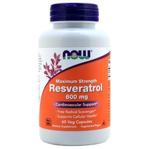 Now Resveratrol - Maximum Strength (600mg)  60 vcaps