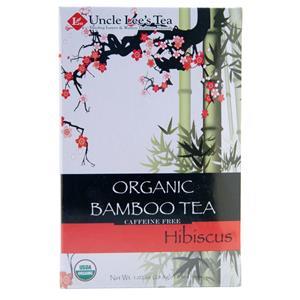 Uncle Lee's Tea Organic Bamboo Tea Hibiscus 18 pckts