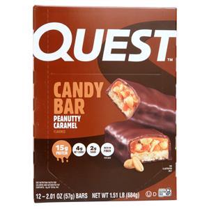 Quest Nutrition Candy Bar Peanutty Caramel 12 bars