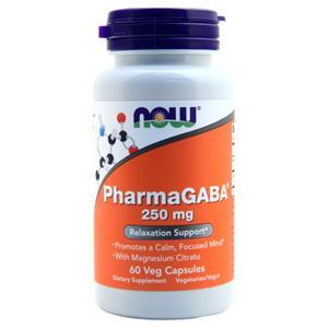 Now PharmaGABA (250mg)  60 vcaps