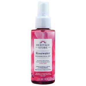 Heritage Store Rosewater Refreshing Facial Mist  4 fl.oz