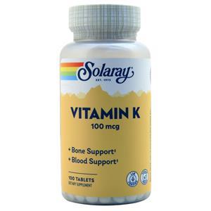 Solaray Vitamin K (100mcg)  100 tabs