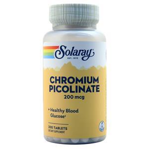 Solaray Chromium Picolinate (200mcg)  200 tabs