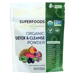 MRM Superfoods - Organic Detox & Cleanse Powder Peach Mango 120 grams