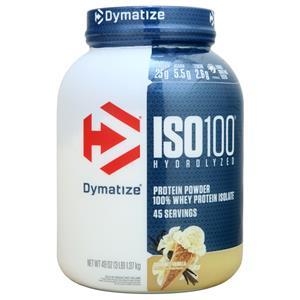 Dymatize Nutrition ISO-100 Gourmet Vanilla 3 lbs