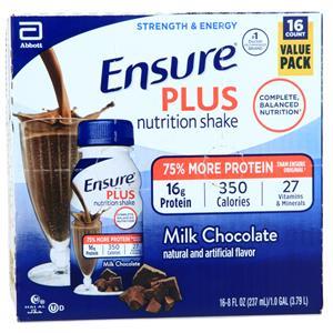 Ensure Plus Nutrition Shake RTD Milk Chocolate 16 pack