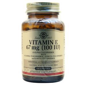 Solgar Vitamin E 67mg (100IU)  100 sgels