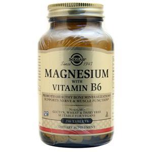 Solgar Magnesium with Vitamin B6  250 tabs