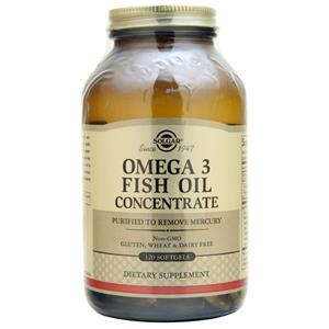 Solgar Omega 3 Fish Oil Concentrate  120 sgels