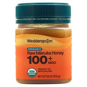 Wedderspoon Organic Raw Manuka Honey MGO 100+  8.8 oz