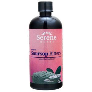 Serene Herbs Exotic Soursop Bitters Liquid Mixed Berries 16 fl.oz