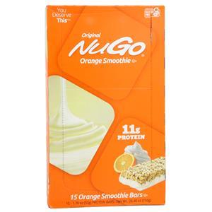 Nugo Nutrition NuGo Original Bar Orange Smoothie 15 bars