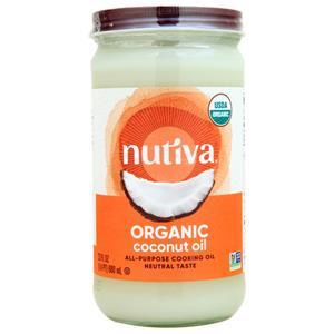 Nutiva Organic Coconut Oil Glass Jar 23 fl.oz