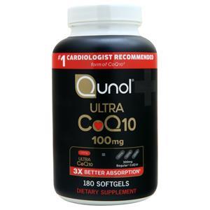 Qunol Ultra CoQ10 (100mg)  180 sgels