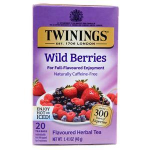 Twinings of London Flavoured Herbal Tea Wild Berries 20 pckts