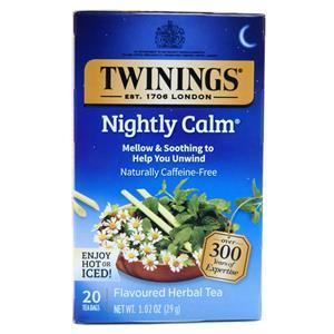 Twinings of London Flavoured Herbal Tea Nightly Calm 20 pckts
