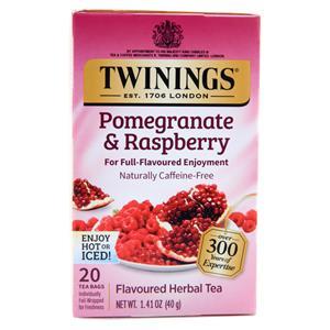 Twinings of London Flavoured Herbal Tea Pomegranate & Raspberry 20 pckts