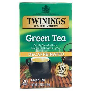 Twinings of London Green Tea Decaffeinated 20 pckts