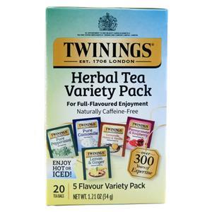 Twinings of London Herbal Tea Variety Pack 20 pckts