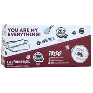 Lenny and Larry's Fitzels Protein Pretzels Everything Bagel 8 count