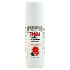 Deodorant Stones of America Thai Crystal Deodorant Roll-On Citrus & Juniper 3 oz