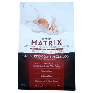 Syntrax Matrix 5.0 - Sustained Release Protein Snickerdoodle (Speculoos) 5 lbs