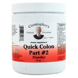 Christopher's Original Formulas Quick Colon Part #2 Powder  8 oz