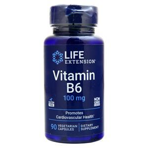 Life Extension Vitamin B6 (100mg)  90 vcaps